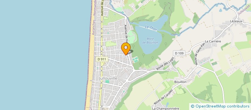localisation de l'entreprise BOISLIVEAU CONSEIL  JULLOUVILLE