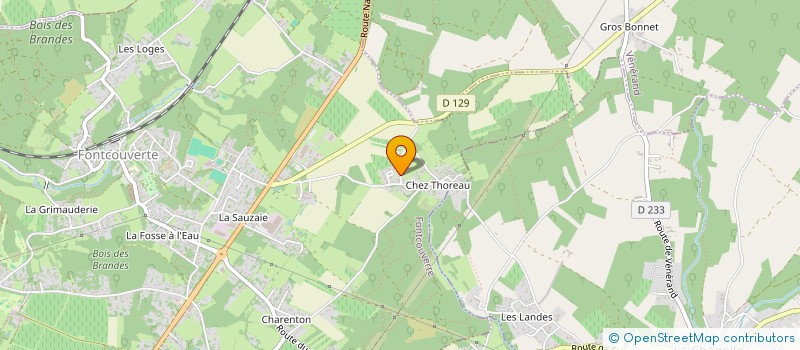 localisation de l'entreprise BOISMORIN  FONTCOUVERTE