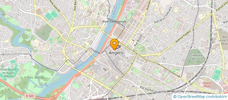 localisation de l'entreprise BOISNET 38 à ANGERS