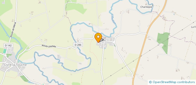 localisation de l'entreprise BOISRAME à ATHEE