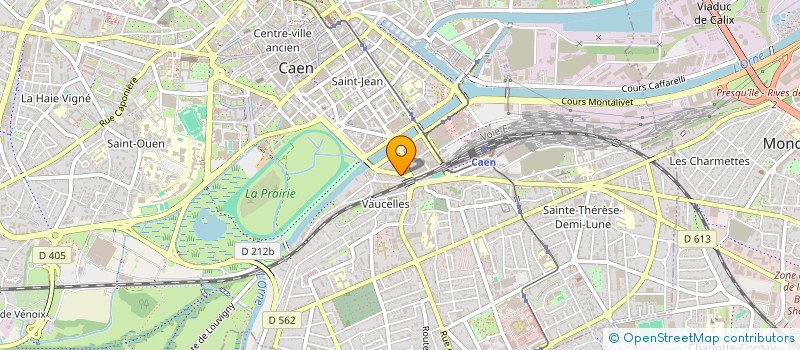 localisation de l'entreprise BOISRAME à CAEN