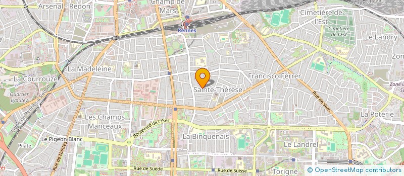 localisation de l'entreprise BOISRAME COURSELAUD à RENNES