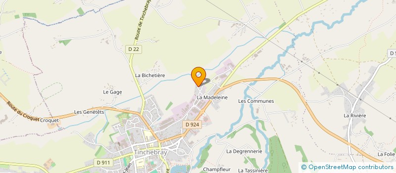 localisation de l'entreprise BOISSAIS à TINCHEBRAY-BOCAGE