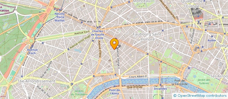 localisation de l'entreprise BOISSARD CONSEIL & IMMOBILIER SARL  PARIS