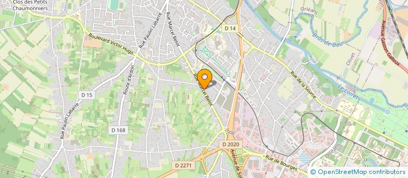 localisation de l'entreprise BOISSAY à OLIVET