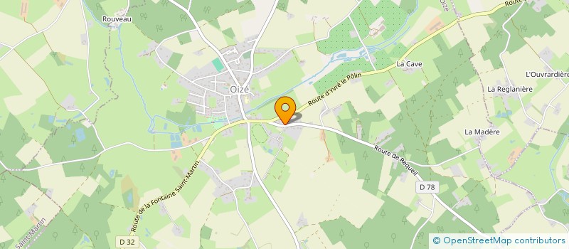 localisation de l'entreprise BOISSE IMMO  CERANS-FOULLETOURTE