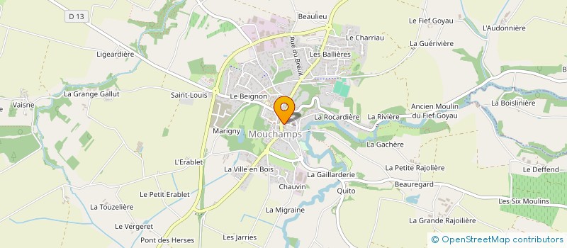 localisation de l'entreprise BOISSEAU à MOUCHAMPS