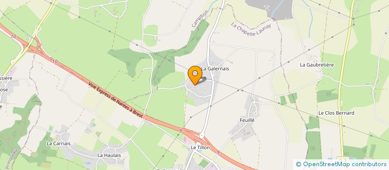 localisation de l'entreprise BOISSEAU CERAM  LA CHAPELLE-LAUNAY