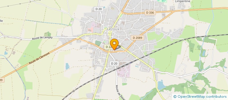 localisation de l'entreprise BOISSEAU FRERE ET SOEUR  LEZOUX