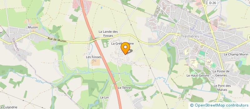 localisation de l'entreprise BOISSEAU HOLDING  TREILLIERES