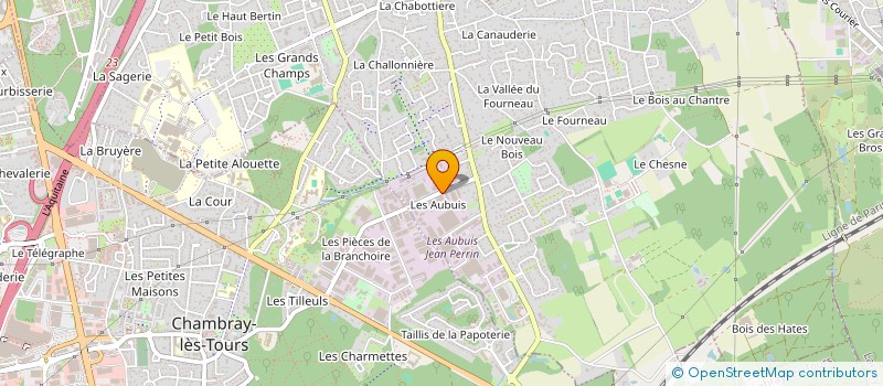 localisation de l'entreprise BOISSEAU MOTOCULTURE à SAINT-AVERTIN