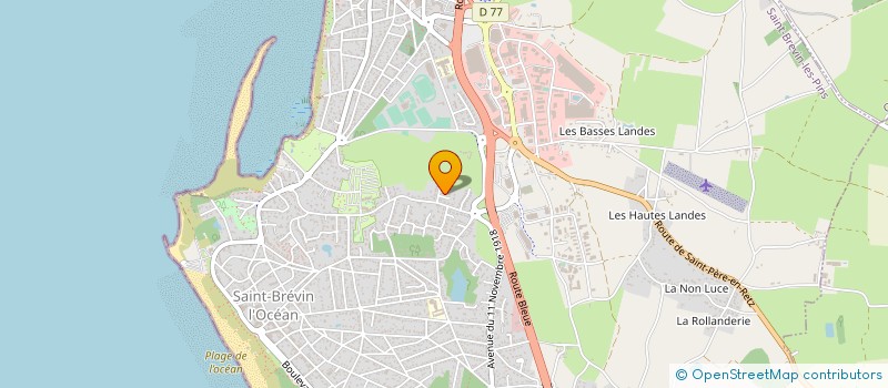 localisation de l'entreprise BOISSEAU SA à SAINT BREVIN LES PINS