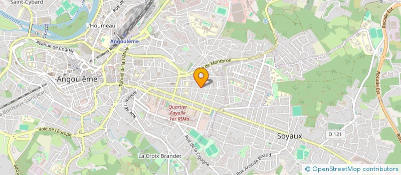 localisation de l'entreprise BOISSEAUD PATRIMOINE à ANGOULEME