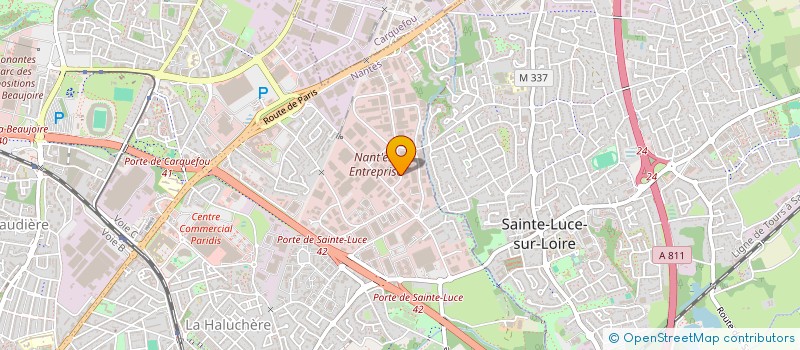 localisation de l'entreprise BOISSEL à NANTES