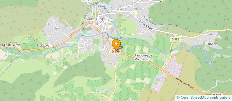 localisation de l'entreprise BOISSERON  SAINT-HIPPOLYTE-DU-FORT