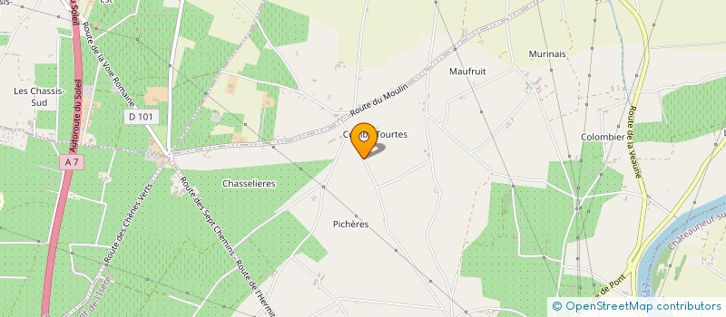 localisation de l'entreprise BOISSET à BEAUMONT-MONTEUX