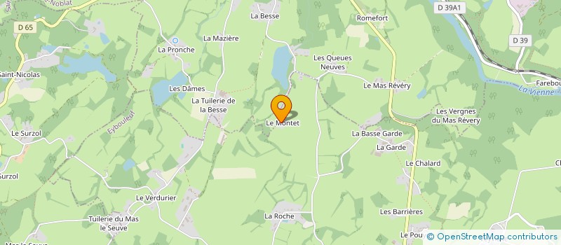 localisation de l'entreprise BOISSEUILH NANS à EYBOULEUF