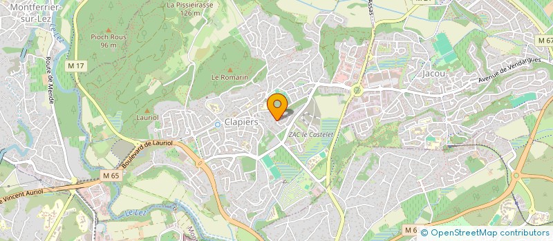 localisation de l'entreprise BOISSIER  CLAPIERS