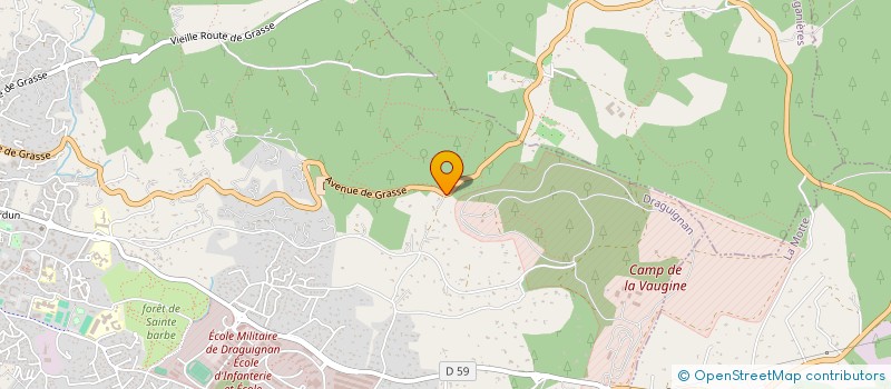 localisation de l'entreprise BOISSIERE  DRAGUIGNAN