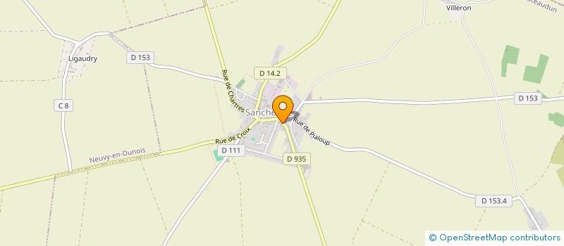 localisation de l'entreprise BOISSIERE FRERES à SANCHEVILLE