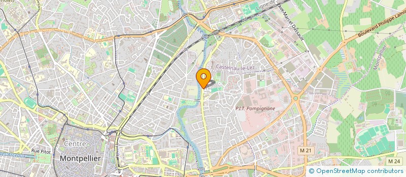 localisation de l'entreprise BOISSIERE SANZ ASSURANCE à MONTPELLIER