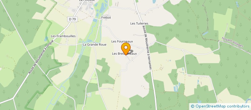 localisation de l'entreprise BOISSIMON  NOYANT-VILLAGES