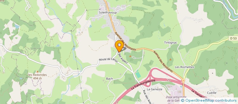 localisation de l'entreprise BOISSINOT 2007  NAVES