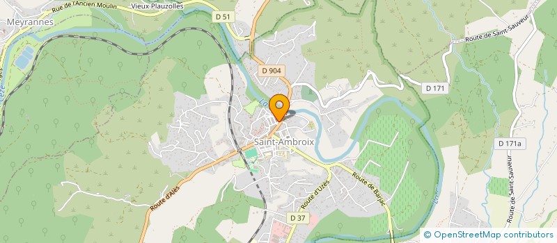 localisation de l'entreprise BOISSON DISTRIBUTION  ALLEGRE-LES-FUMADES