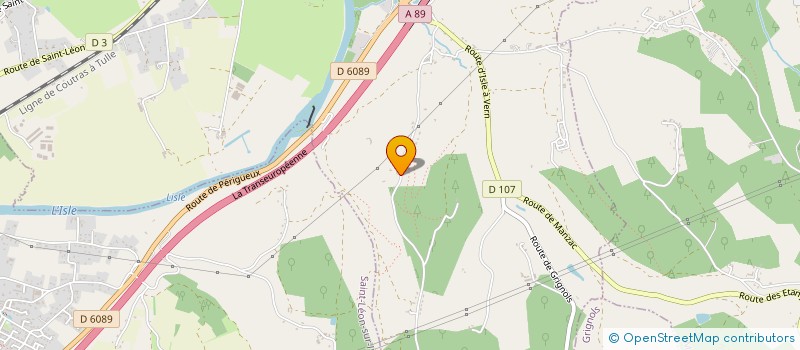 localisation de l'entreprise BOISSON ELECTRICITE SERVICES  SAINT-ASTIER