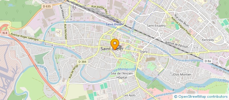 localisation de l'entreprise BOISSON SECURITE à SAINT-DIZIER