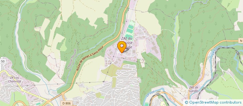 localisation de l'entreprise BOISSONNADE COMBUSTIBLES  MENDE