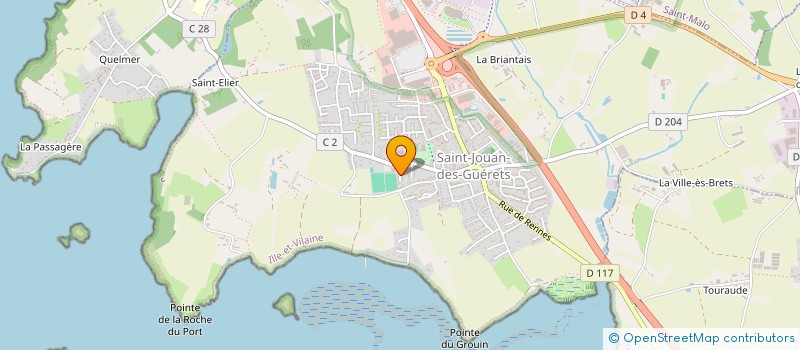 localisation de l'entreprise BOISSONNEAU-LEVEQUE  SAINT-JOUAN-DES-GUERETS