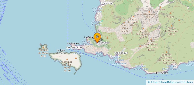 localisation de l'entreprise BOISSONNERIE LES GOUDES  MARSEILLE