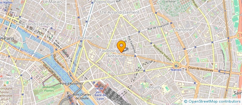 localisation de l'entreprise BOISSONS ECLECTIQUES ET REVOLUTIONNAIRES  PARIS