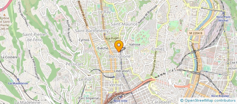 localisation de l'entreprise BOISSONS KHADY à NICE