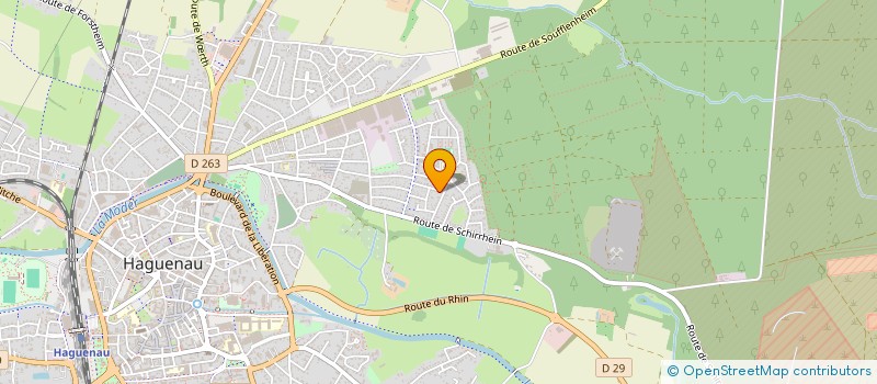 localisation de l'entreprise BOISSONS VINS CONSEIL DISTRIBUTION  HAGUENAU