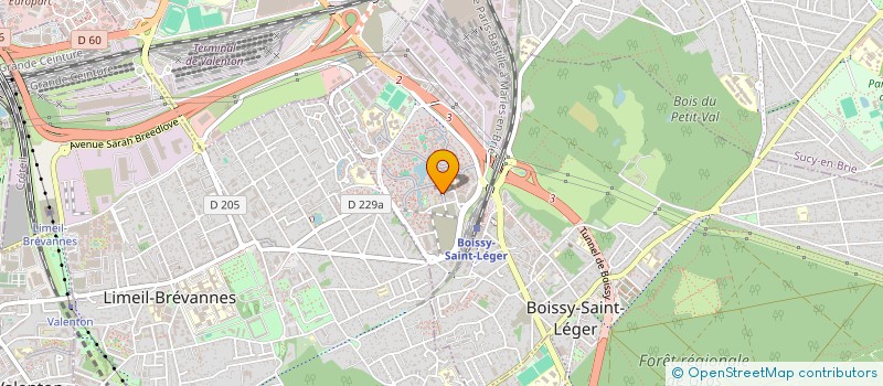localisation de l'entreprise BOISSONS VINS ET ALCOOLS à BOISSY ST LEGER