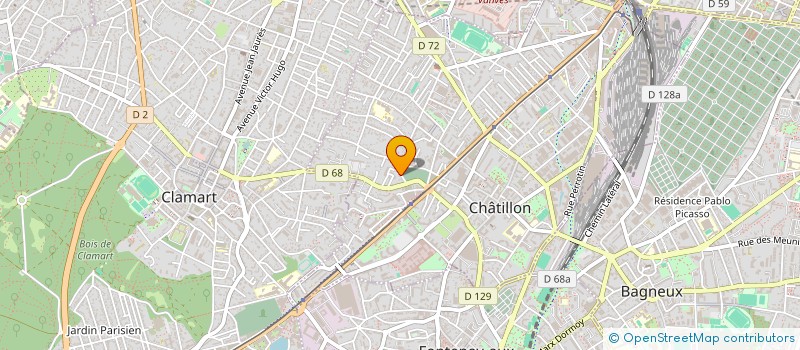 localisation de l'entreprise BOISSY 2022 à CHATILLON