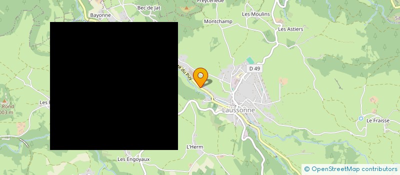 localisation de l'entreprise BOISSY à LAUSSONNE