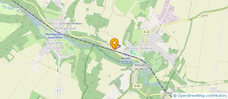 localisation de l'entreprise BOISSY DEVELOPPEMENT  BOISSY-L'AILLERIE