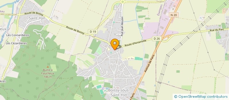 localisation de l'entreprise BOISSY EGLY VOLAILLES  BOISSY-SOUS-SAINT-YON