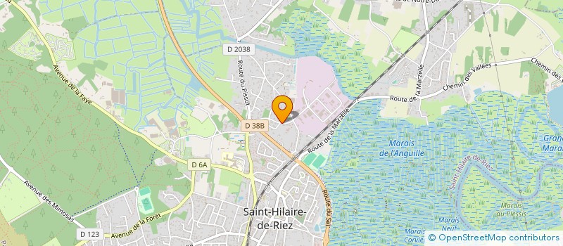 localisation de l'entreprise BOISTECH à SAINT-HILAIRE-DE-RIEZ