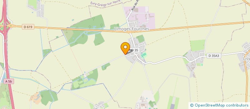 localisation de l'entreprise BOISTECH  LIMOGES-FOURCHES