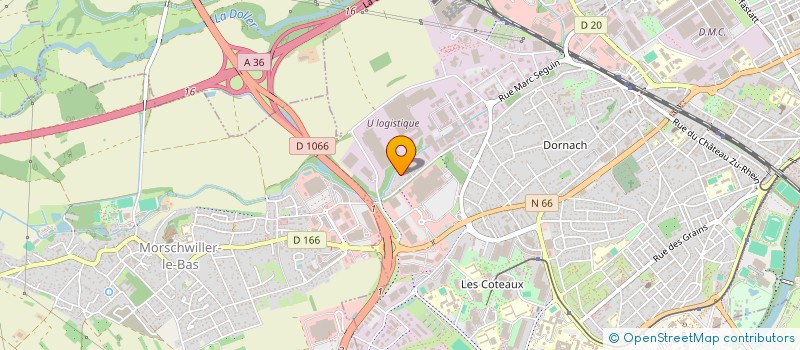 localisation de l'entreprise BOISTEL PEINTURE  MULHOUSE