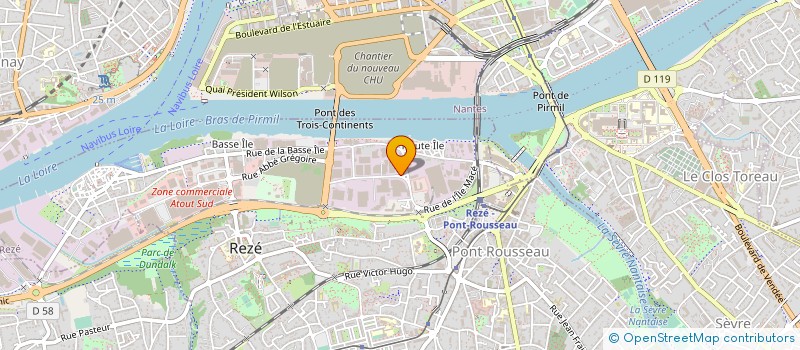 localisation de l'entreprise BOISTIERE ET CIE  SAINTE-LUCE-SUR-LOIRE