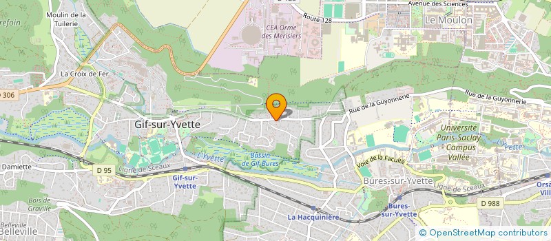localisation de l'entreprise BOISUMEAU PAYSAGE à GIF-SUR-YVETTE