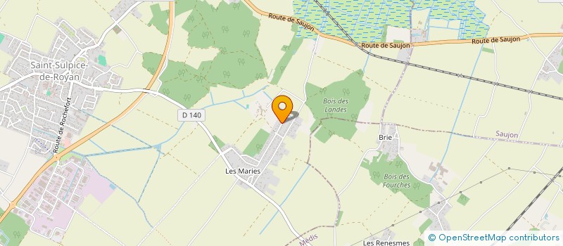 localisation de l'entreprise BOISVERT 17  SAINT-SULPICE-DE-ROYAN