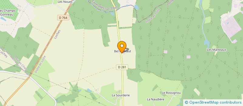 localisation de l'entreprise BOISYLVA CYNEGETIQUE PATRIMOINE  VILLELOIN-COULANGE