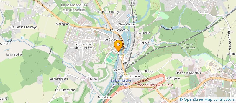 localisation de l'entreprise BOIT AUTO 37  LA MEMBROLLE-SUR-CHOISILLE