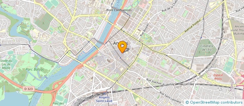 localisation de l'entreprise BOITE A BOISSONS ANGEVINE à ANGERS